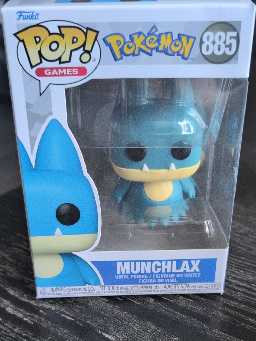 Funko POP! Pokémon Munchlax Vinyl Figure - Blue and Yellow